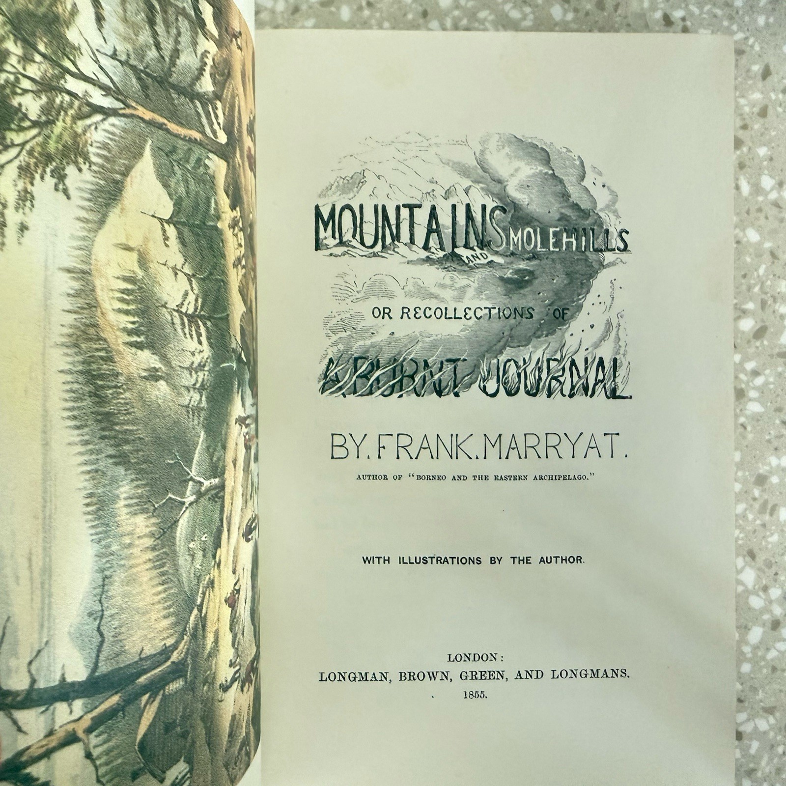 Frank Marryat Mountains & Molehills (ill.) Time Life Books 1982 Leather Bound
