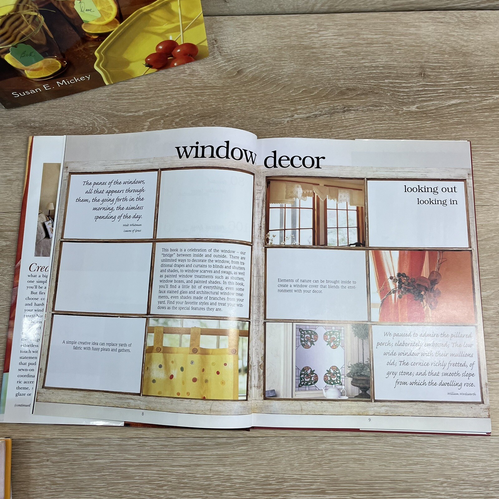 Window Decor Ideas & Country Chic Susan Mickey Hardback Picture How To Book SET