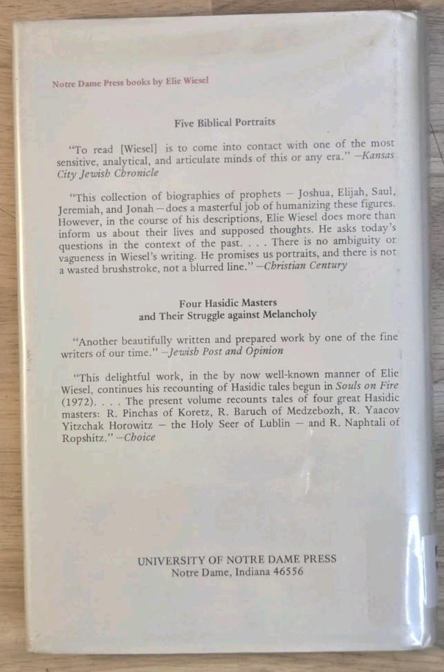 Elie Wiesel Messenger to All Humanity Hardcover Holocaust History Biography