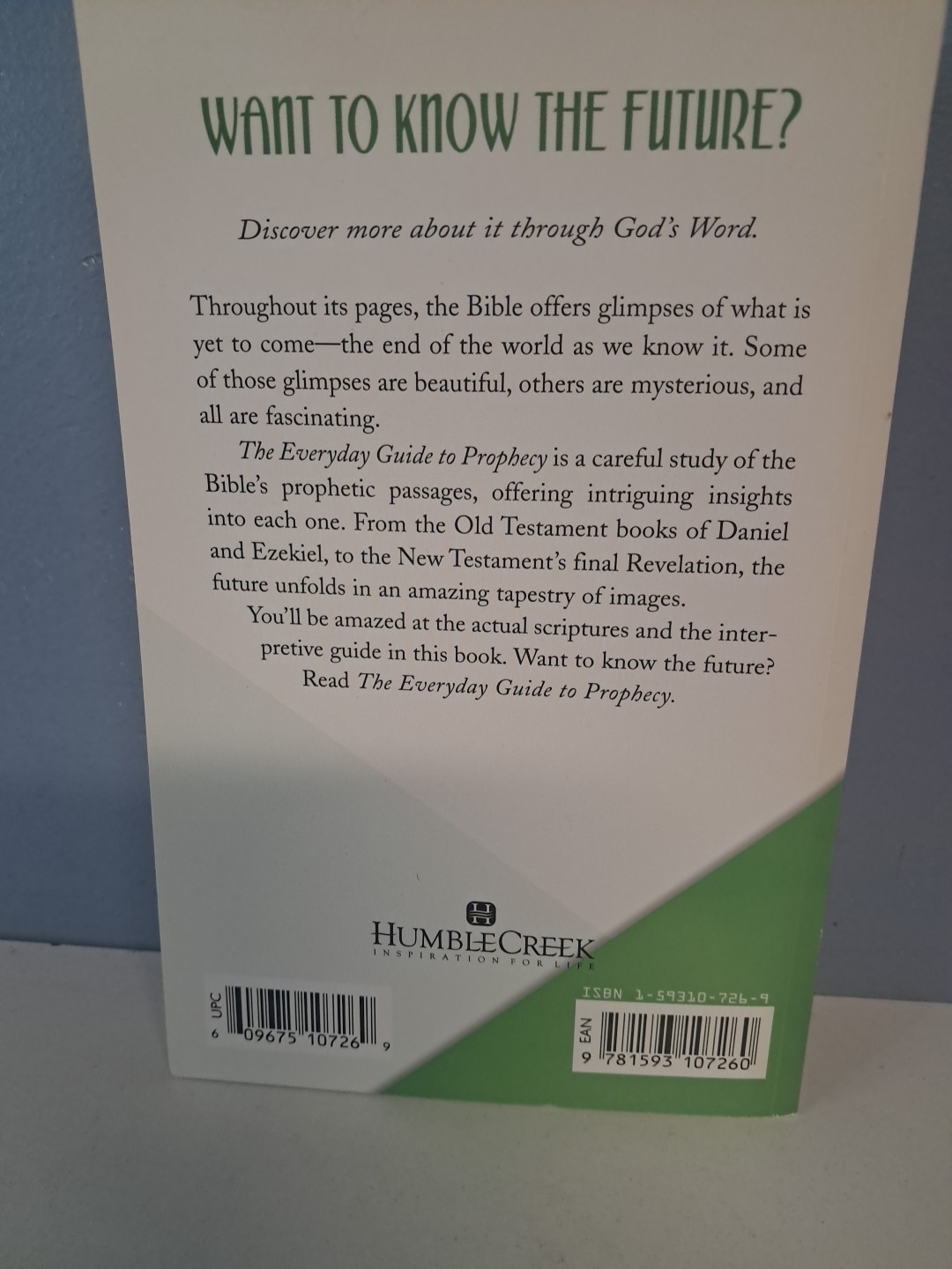 The Everyday Guide To Prophecy By Carol Smith Humble Creek