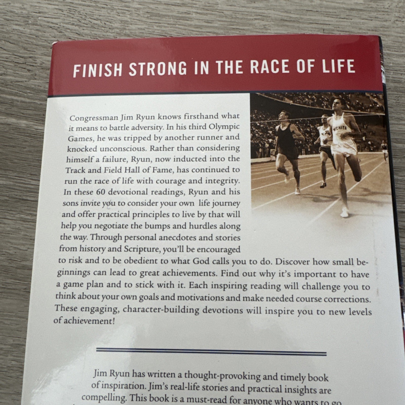 The Courage to Run by Jim Ryun (2006, Hardcover) 1st Edition/1st Printing/Signed