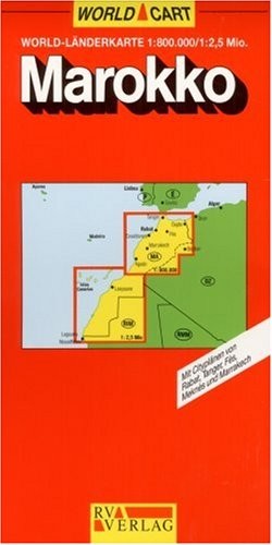 Morocco Map (GeoCenter Euro Map S.) by Orell F Ussli Graphisch Sheet map, folded