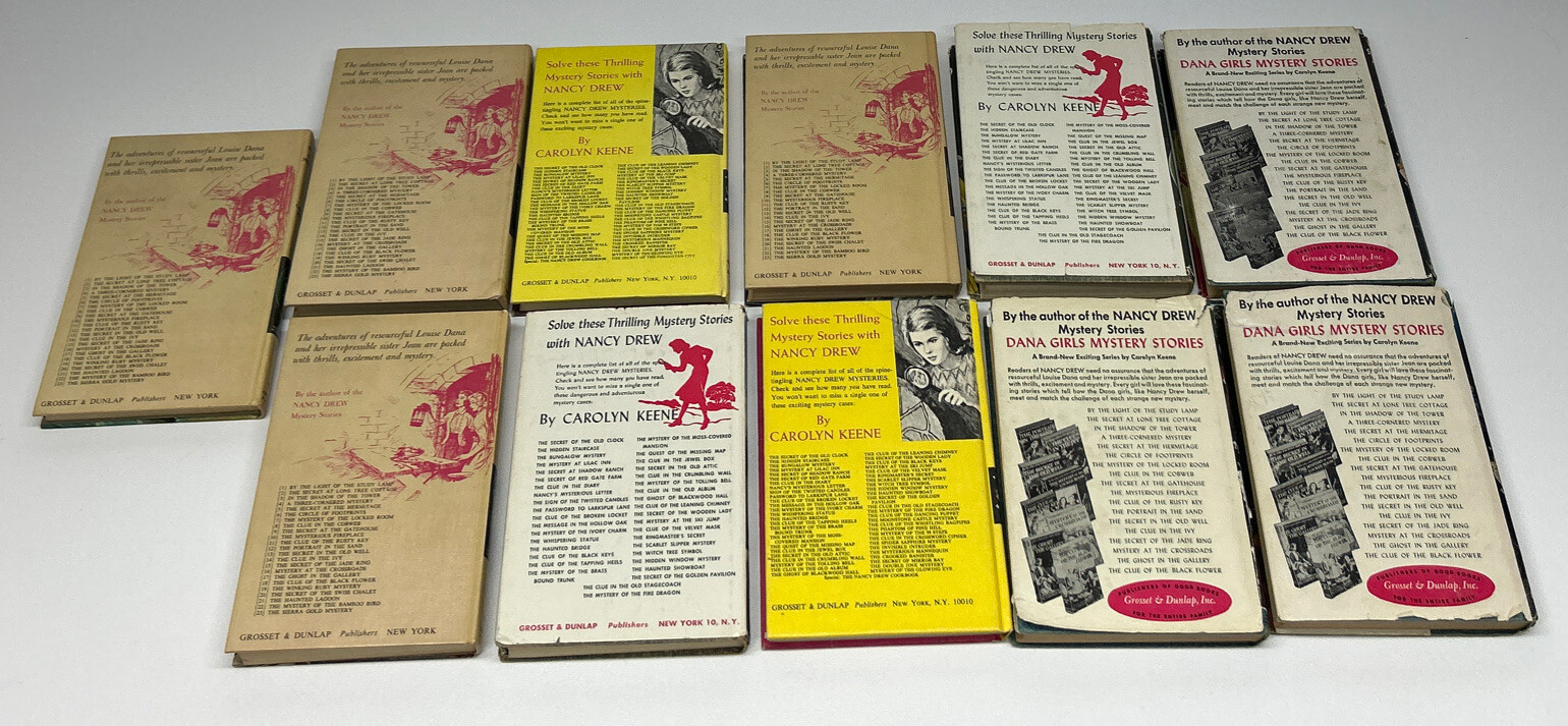 Lot Of 11 Nancy Drew Books Carolyn Keene Hardcover