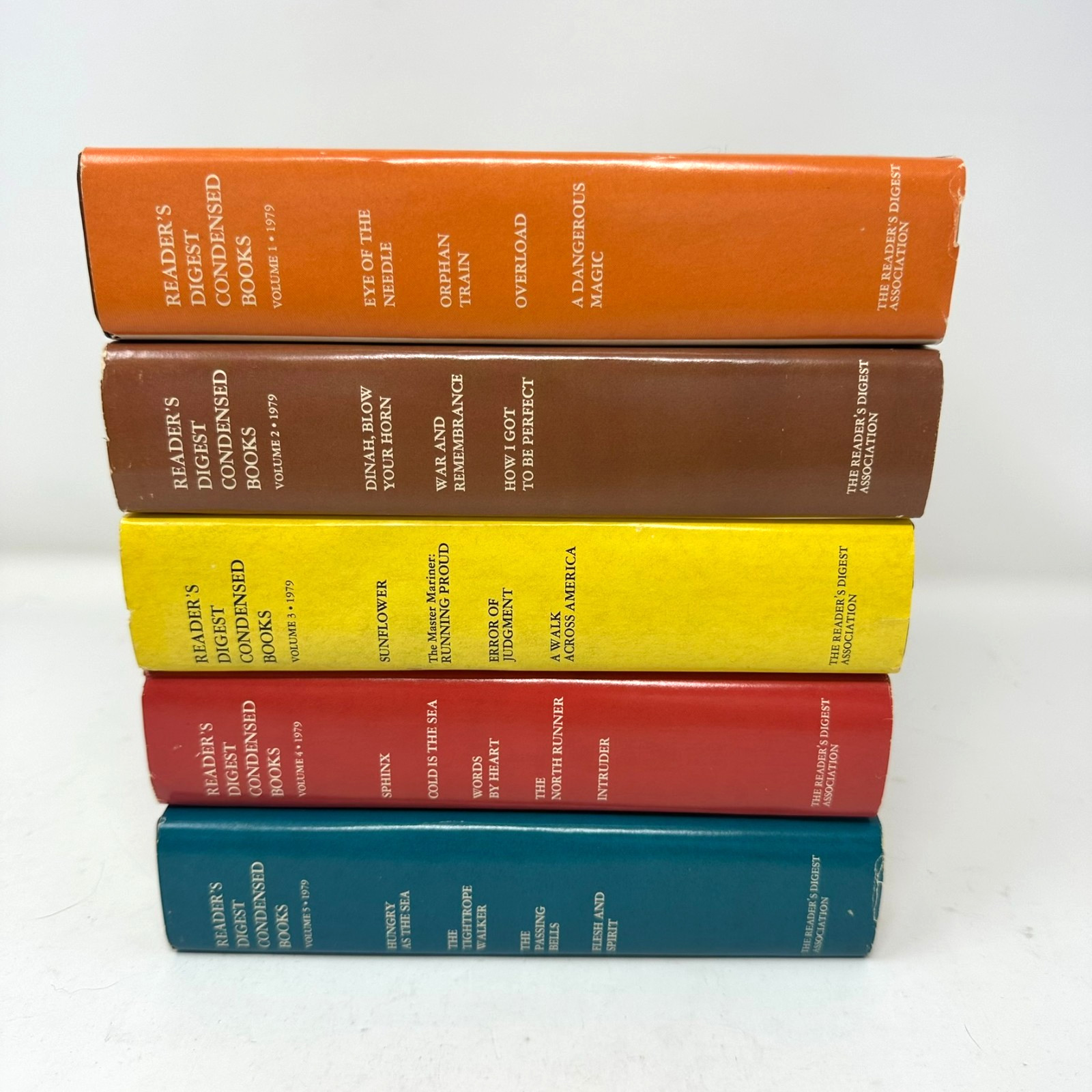 1979 Reader’s Digest Condensed Books | Complete With Dust Jackets | Vol. 1-5