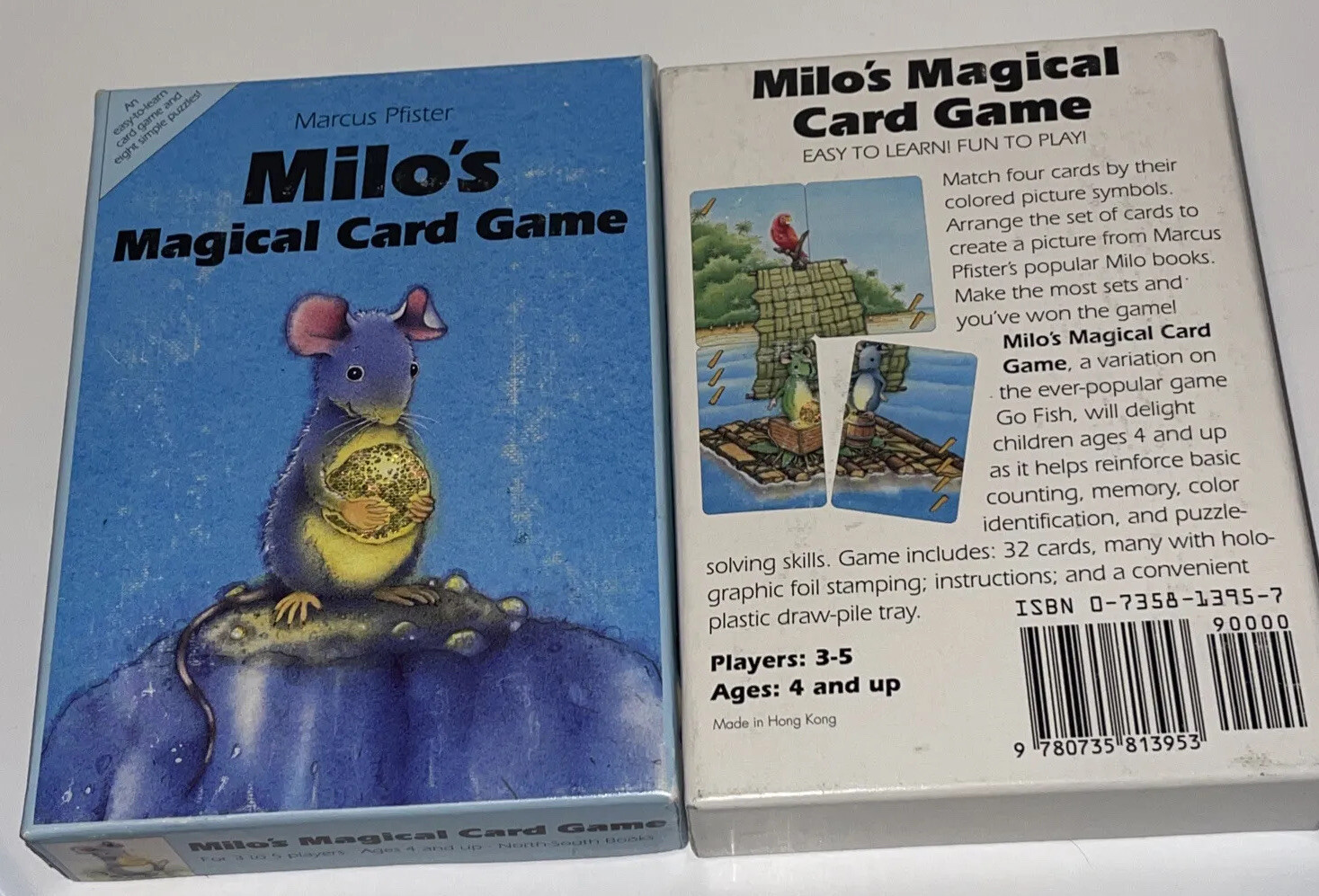 VTG MILO’S MAGICAL CARD GAME By Marcus Pfister Counting, Memory, Color, Puzzles!