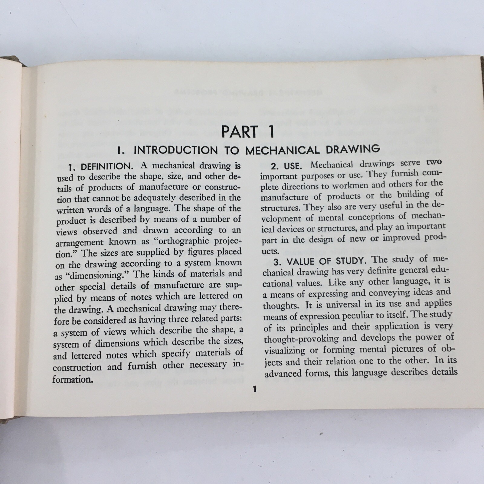 Mechanical Drawing Problems – Edward Berg (1956, Hardcover)