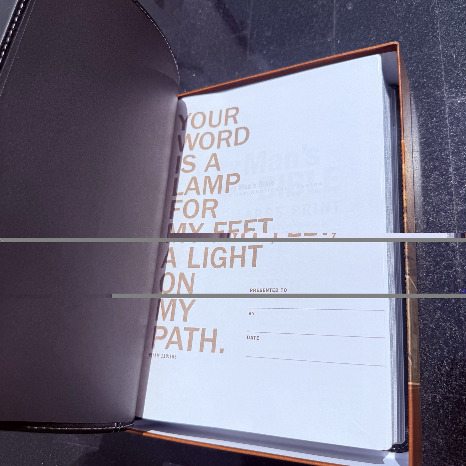 Every Man’s Bible by Tyndale (2015, Imitation Leather)