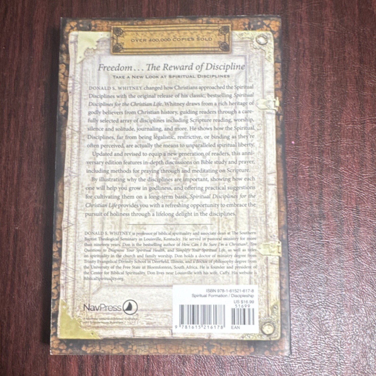 Donald S. Whitney Spiritual Disciplines Christian Life Paperback NavPress