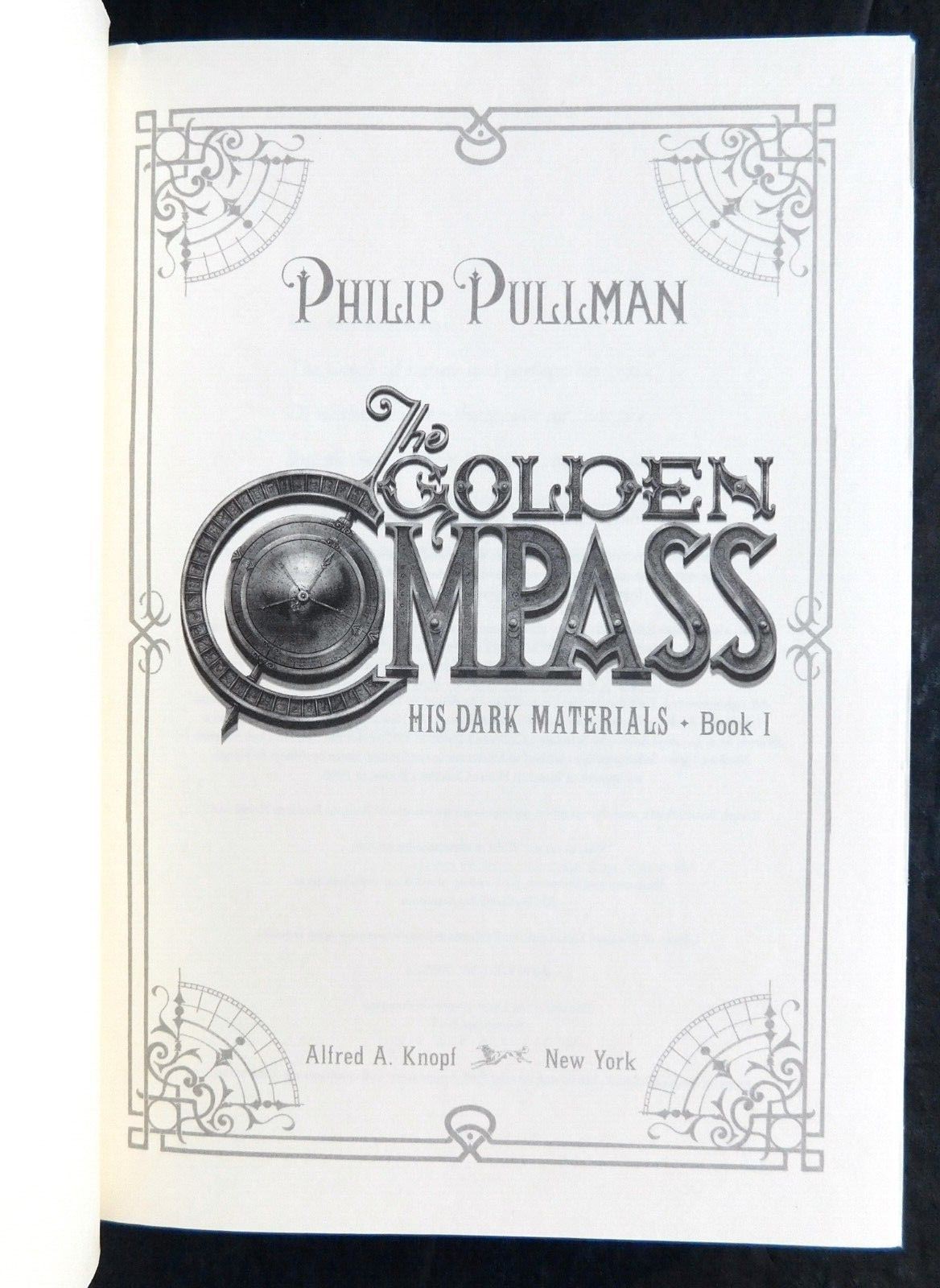 PHILIP PULLMAN 2015 white cover edition GOLDEN COMPASS 399 pages Unread HCDJ