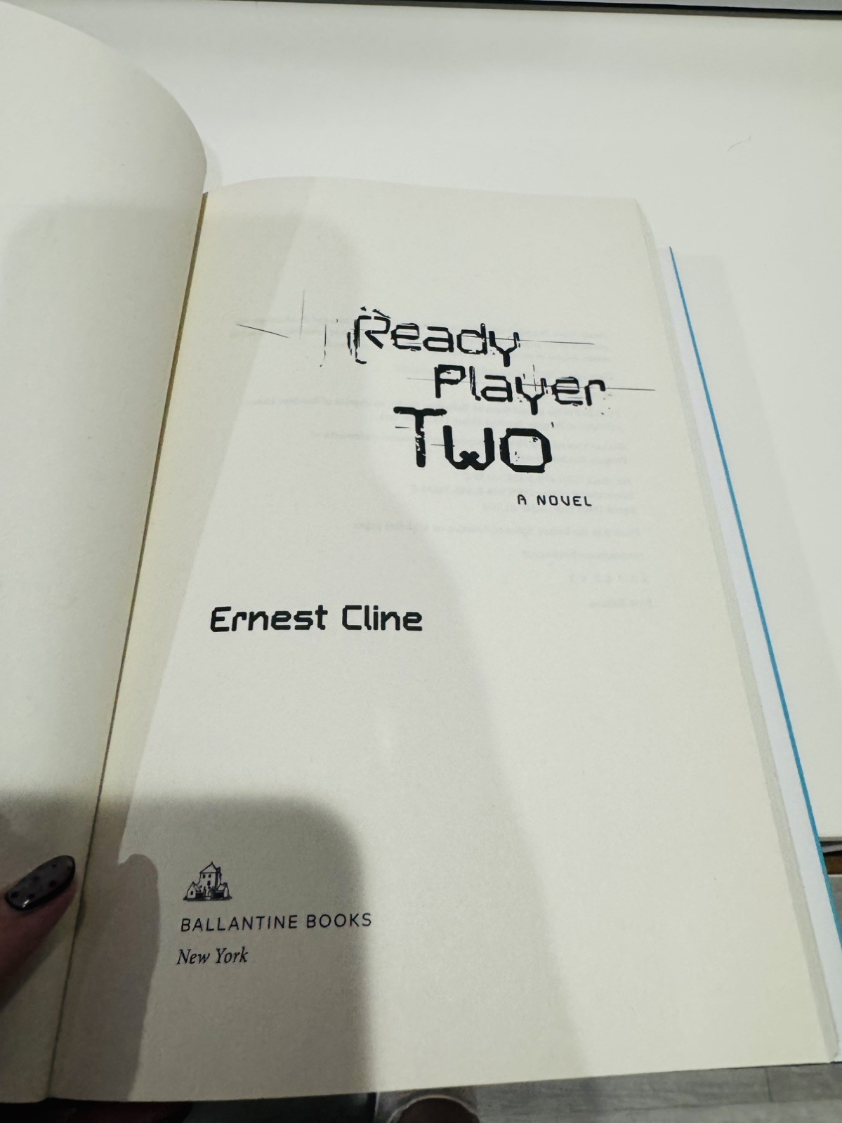 Ready Player Two by Ernest Cline (2020, First Edition, Hardcover)