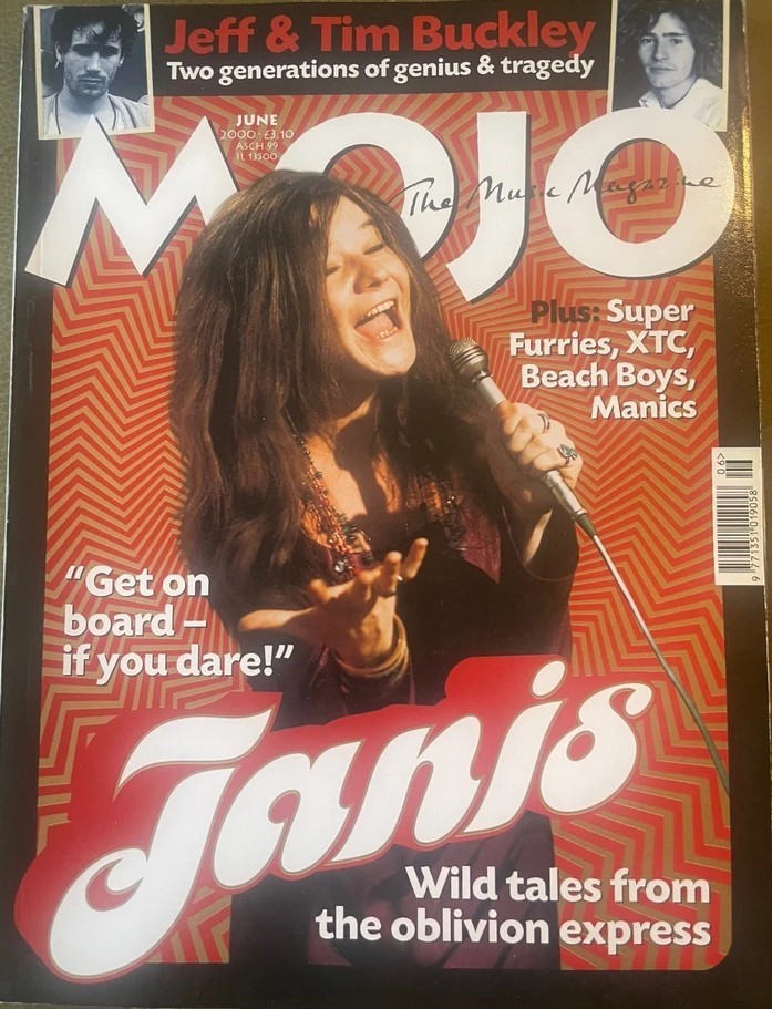 MOJO MAGAZINE – JANIS JOPLIN – COVER STORY – 154 PAGES – U.K. MAG – JUNE, 2000