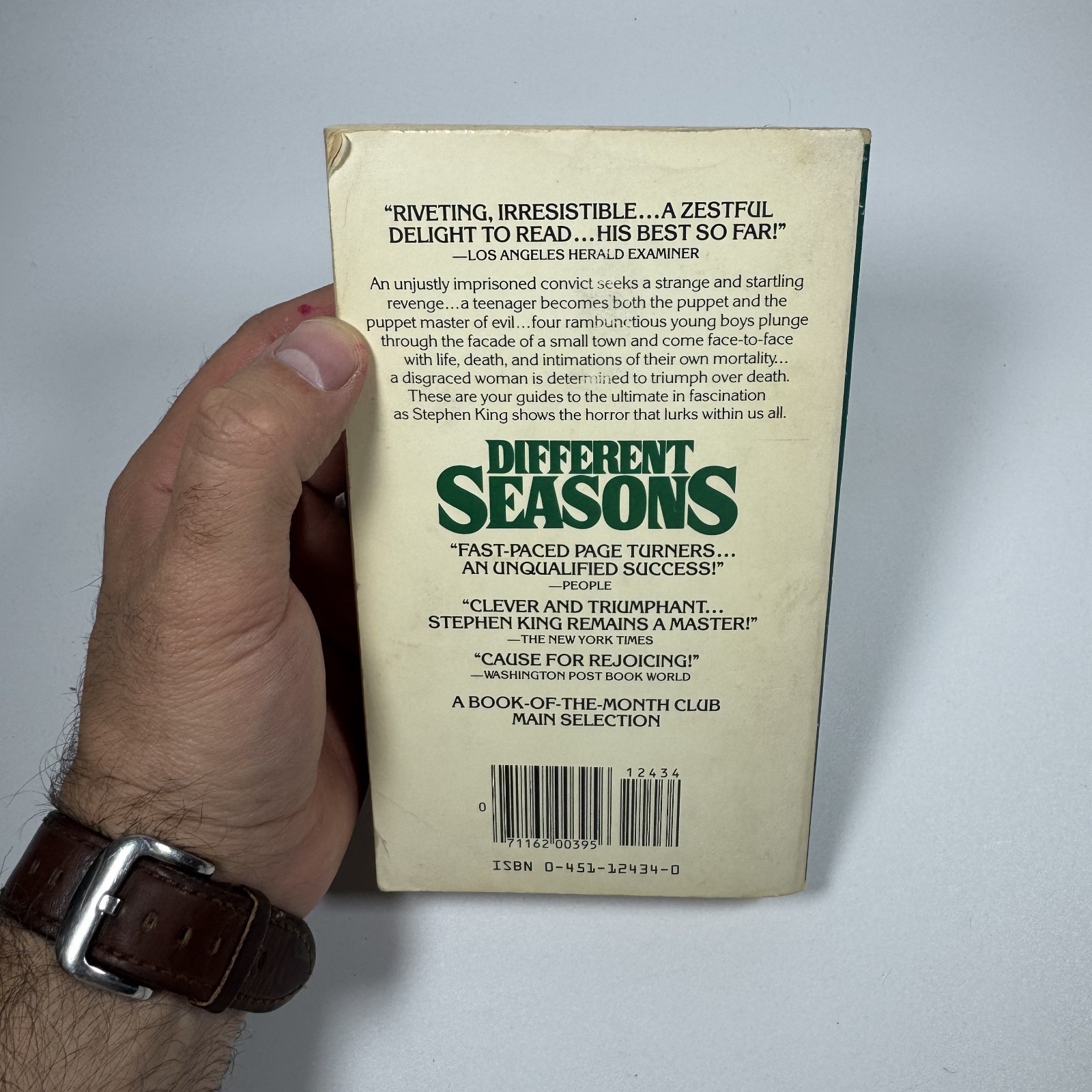 Different Seasons by Stephen King 1983 Paperback Book First Signet Printing