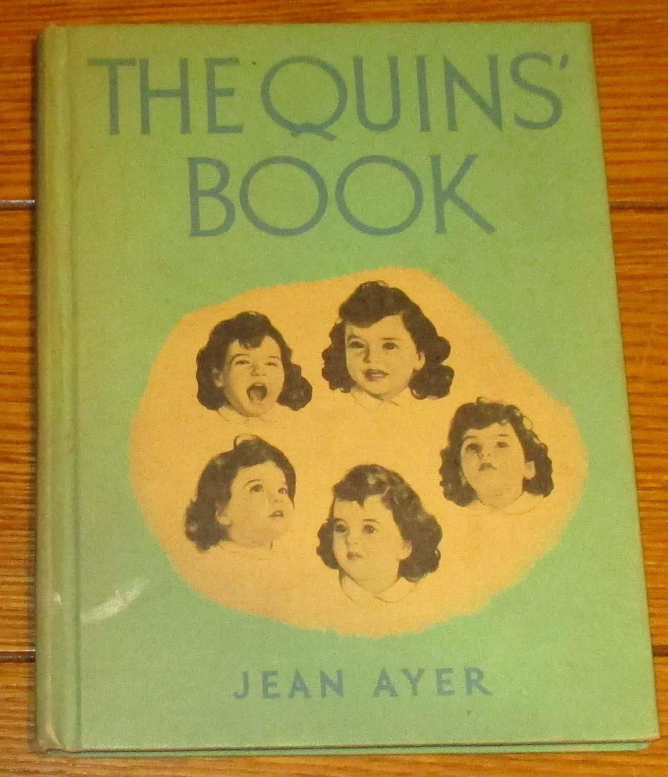 The Quins‘ Book SIGNED by Jean Ayer 1937 114 Pages H/C Photograph Book RARE!!