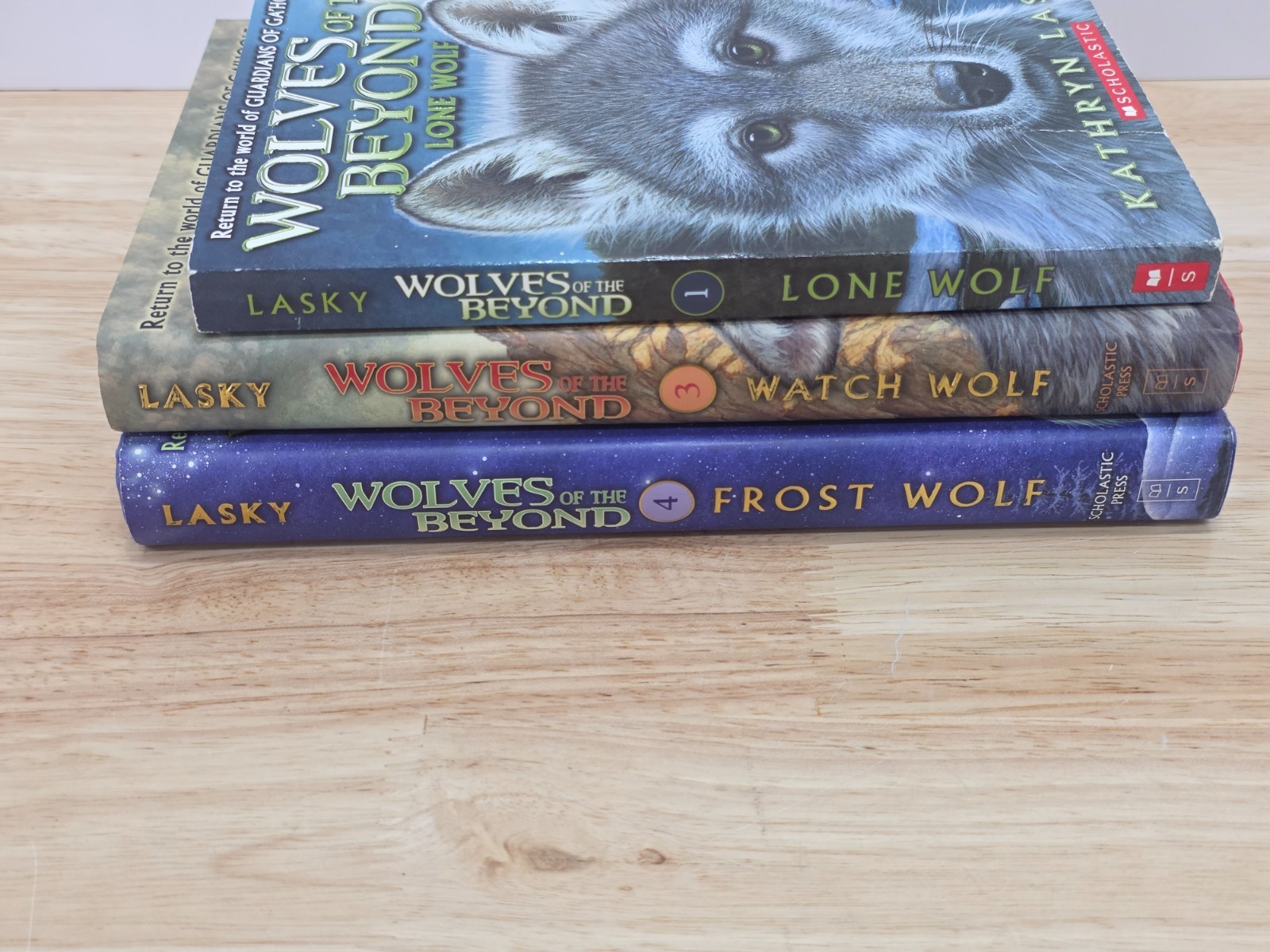 Wolves of the Beyond by Kathryn Lasky 2 Hardback & 1 PB Books Bundle Lot of 3