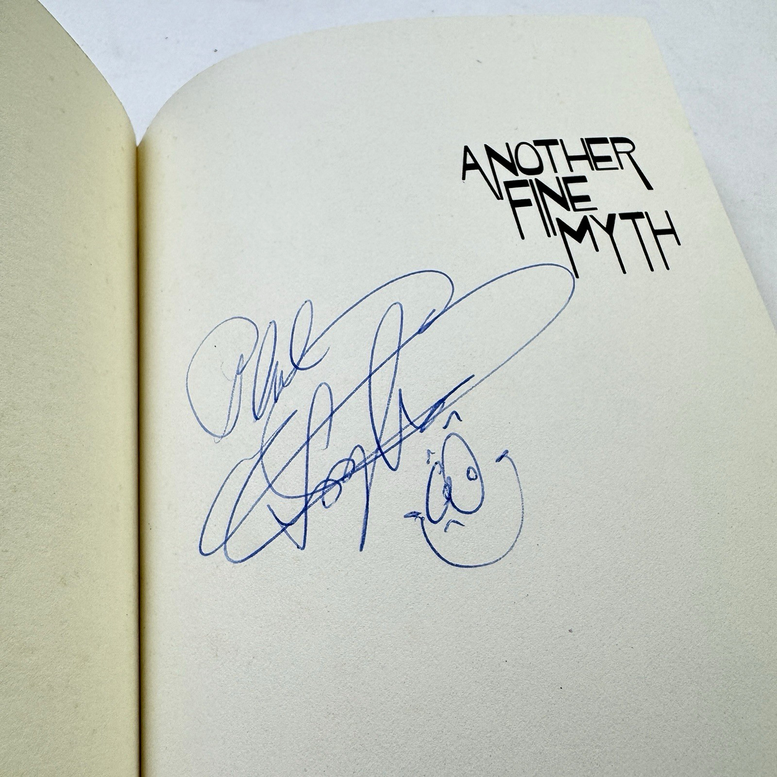 Another Fine Myth Robert Asprin SIGNED 1st Ed 1st Print Starblaze 1978 Foglio