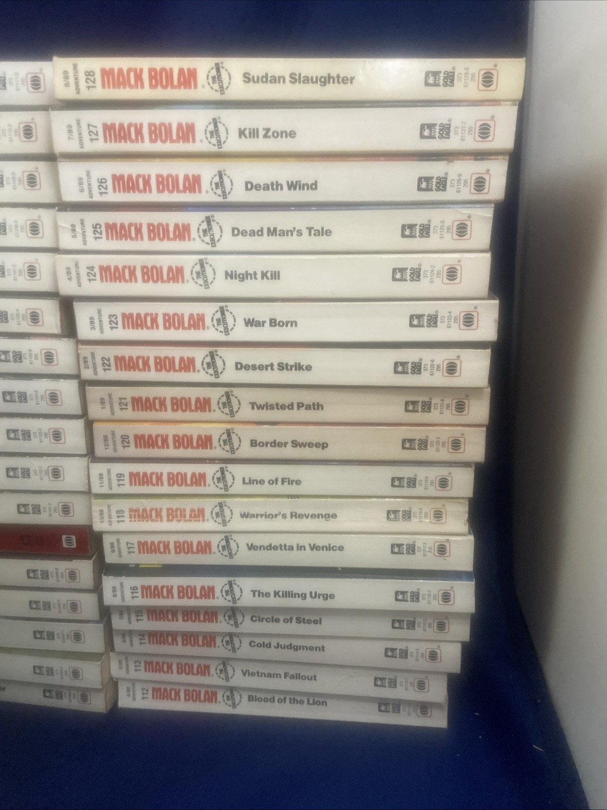Don Pendleton’s MACK BOLAN The Executioner NO DUPES PB Book Lot of 101 Ex Cond!