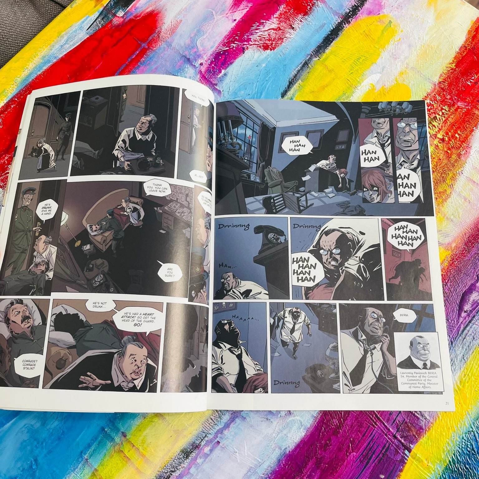 The Death of Stalin, Nury Robin 2018 First Edition Graphic Novel Titan Comics