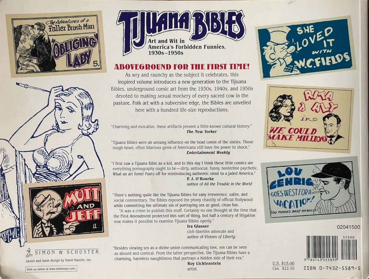 Tijuana Bibles: Art and Wit in America’s Forbidden Funnies, 1930s-1950s / pb