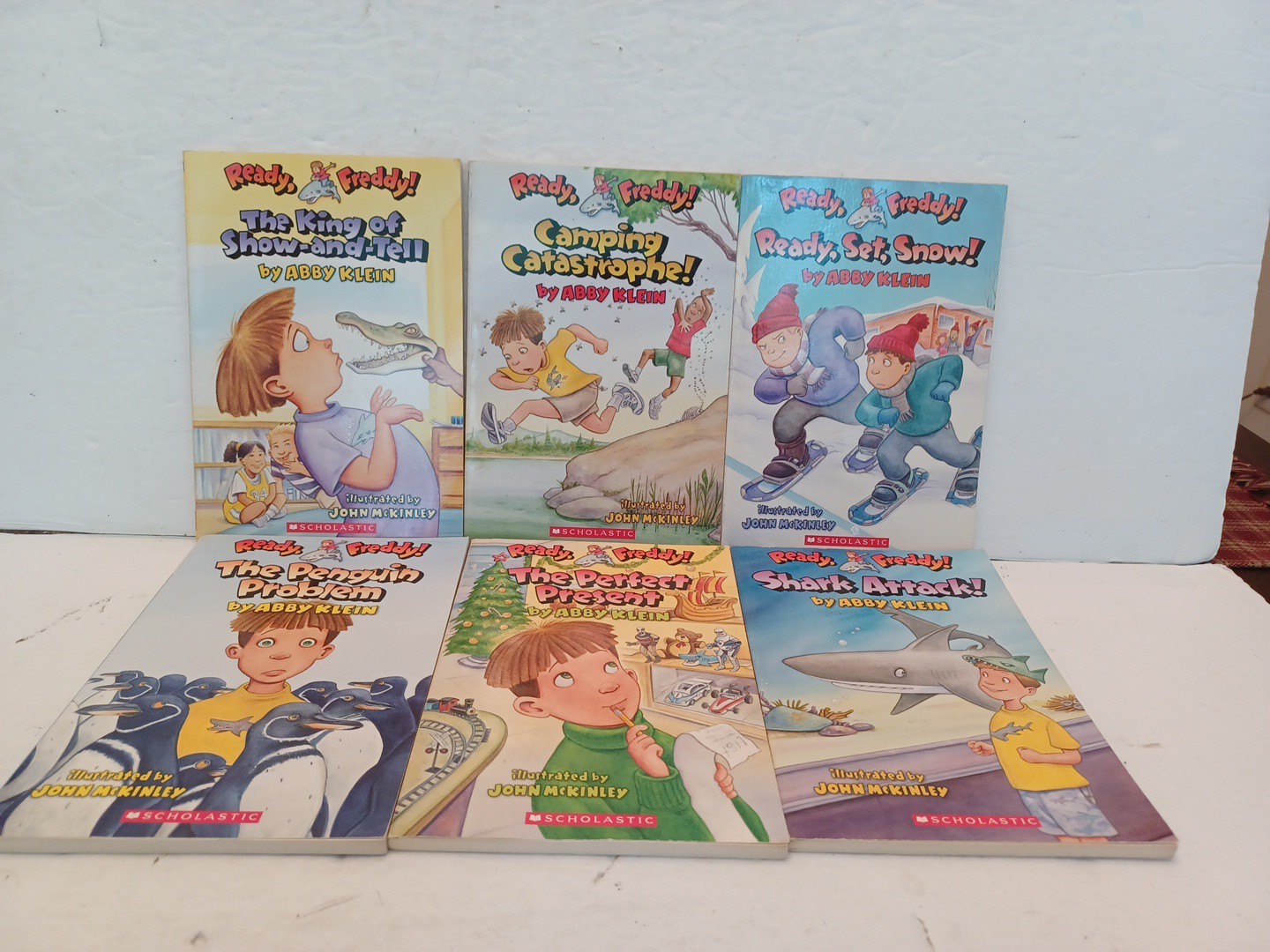 Ready Freddy by Abby Klein Lot of 6 Chapter Books USED SEE PHOTOS FOR TITLES