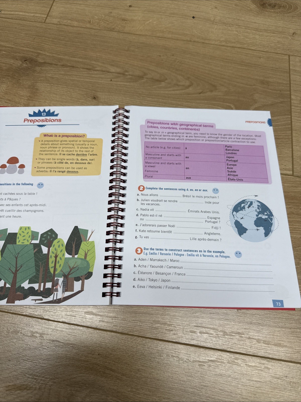Blank Workbook French False Beginners