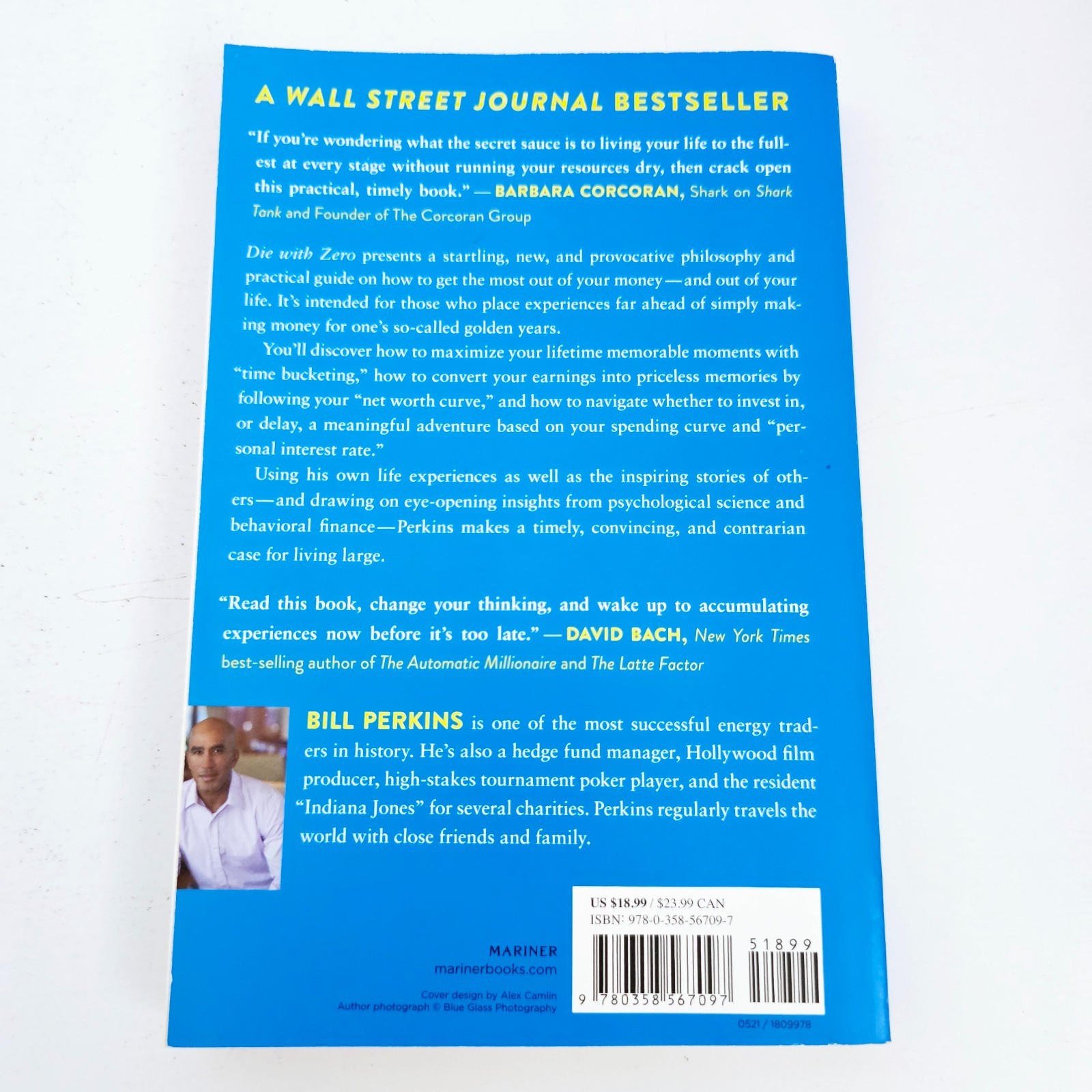 Die With Zero Bill Perkins Paperback Money Finance Self Help Book Free Postage