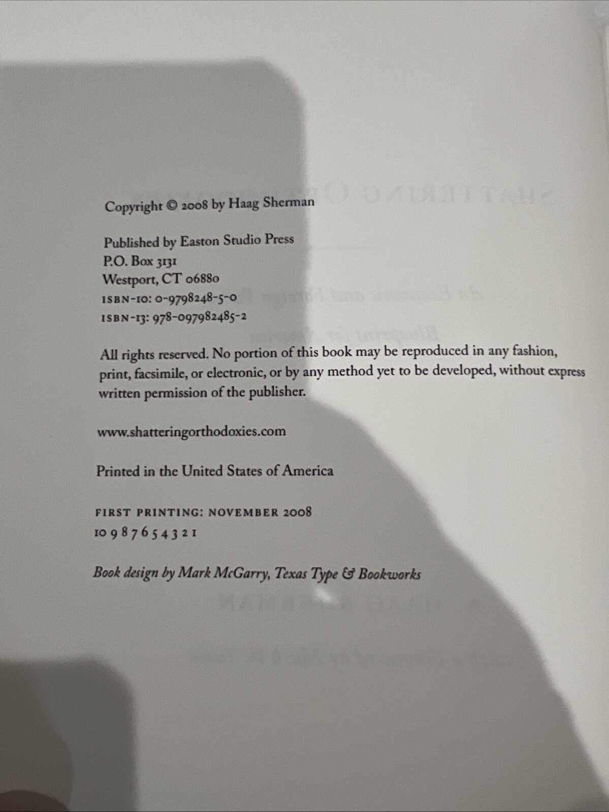 SIGNED Shattering Orthodoxies: An Economic and Foreign Policy Blueprint for …