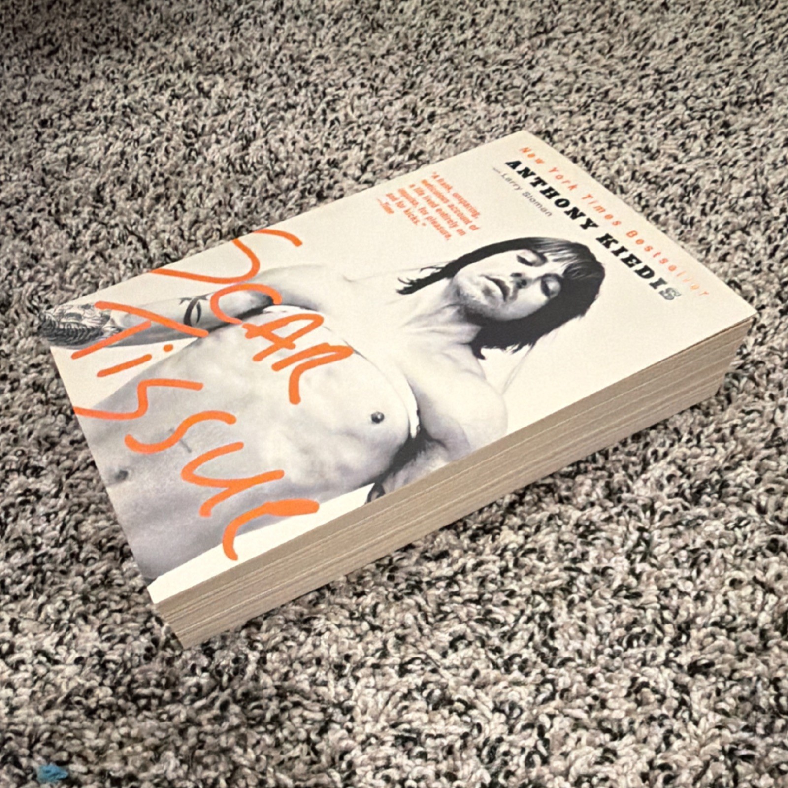 Scar Tissue Anthony Kiedis Paperback Memoir Hyperion 2000s
