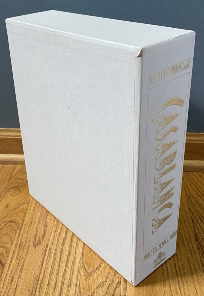 Casablanca 50th Anniversary Limited Collectors Edition Box Set Book VHS 1992