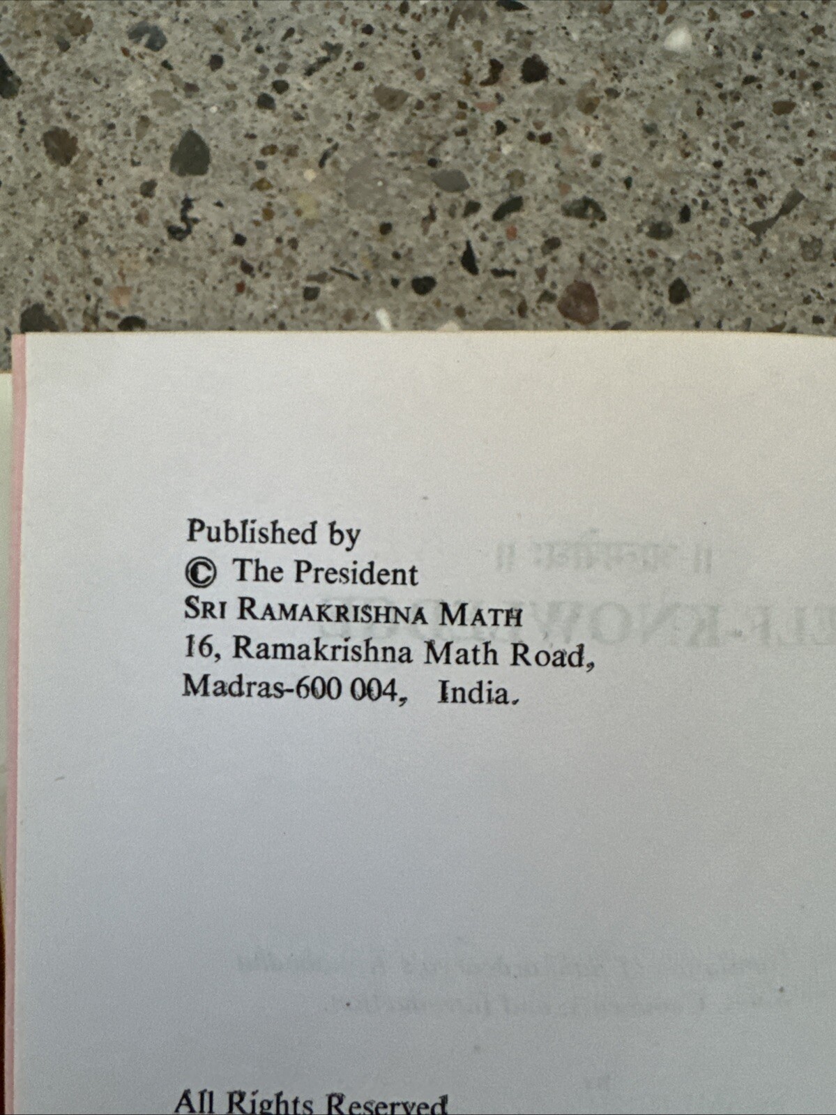 Rare 1947 – Self Knowledge of Sri Sankaracarya ENGLISH by Swami Nikhilananda