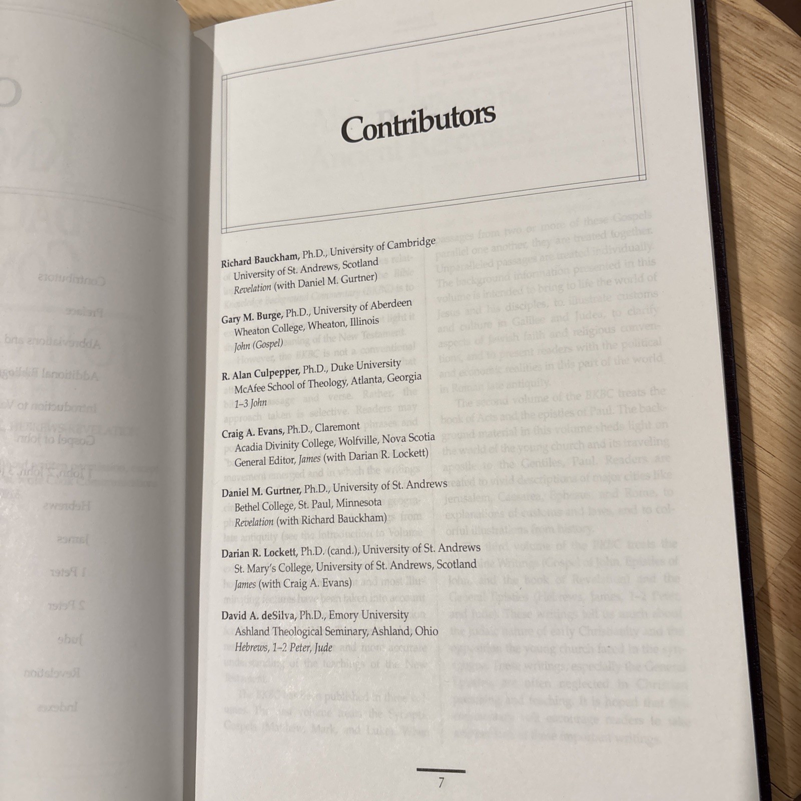 The Bible Knowledge Background Commentary John, Hebrews-Rev By Craig A. Evans HB