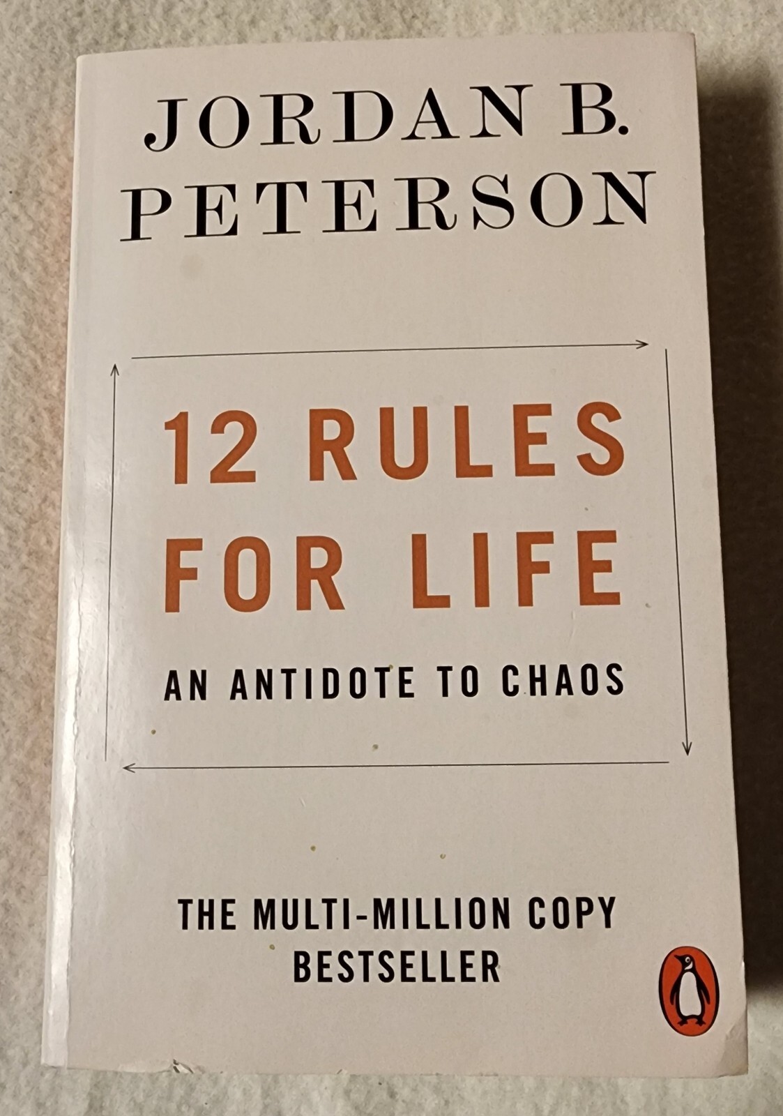 Twelve 12 Rules for Life An Antidote to Chaos 2019 Paperback Jordan B Peterson