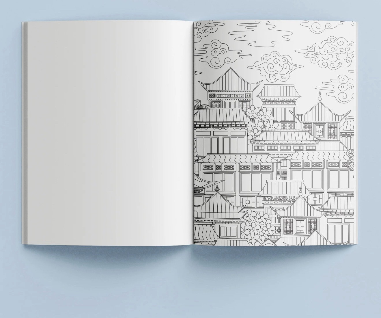 Hinkler Art Maker Iconic Cities Coloring Book, Ages 12 and up, 72 Pages