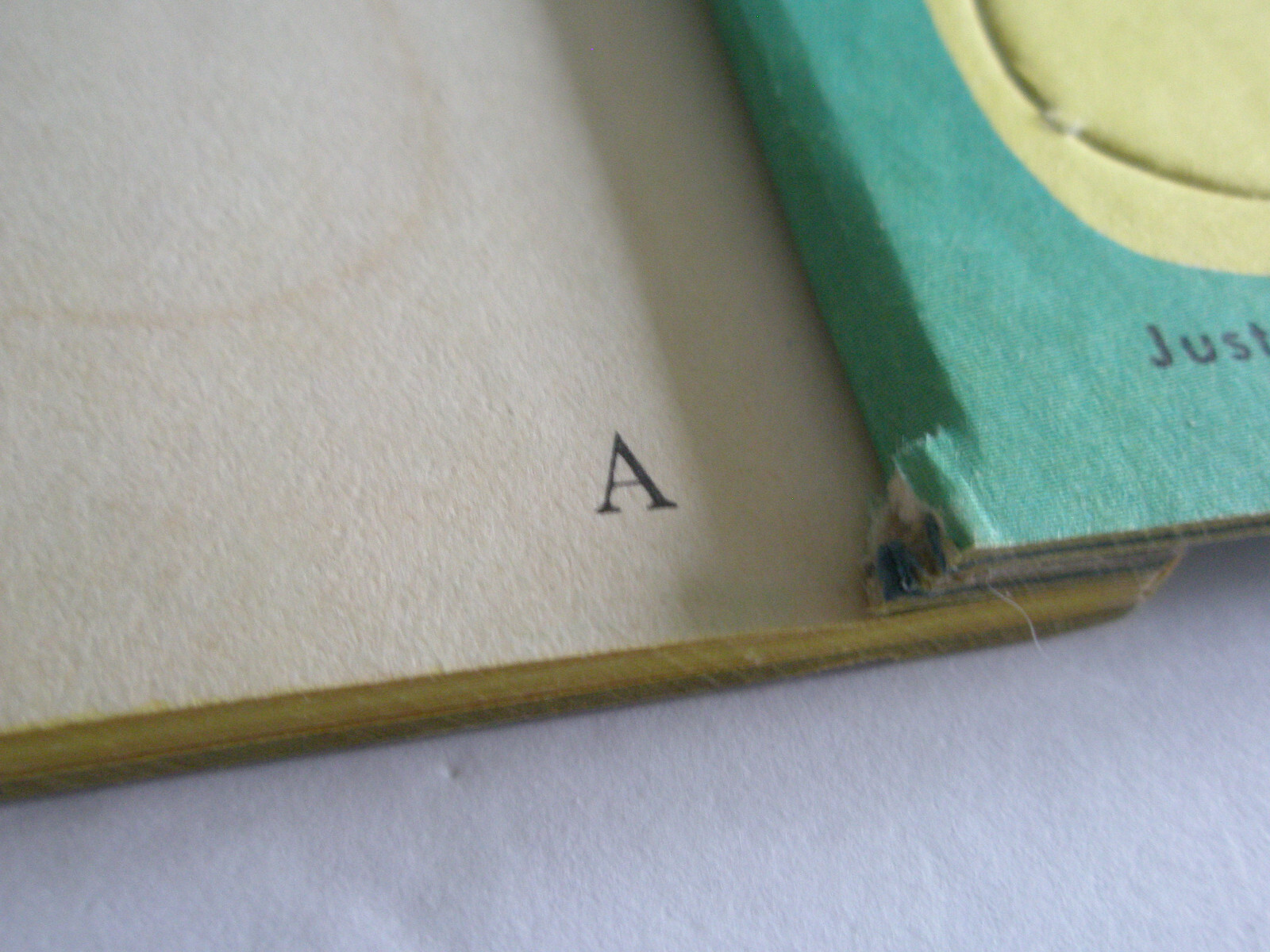 Little Golden Book Jerry At School Complete Puzzle „A“ 1st Edition 1950 #94