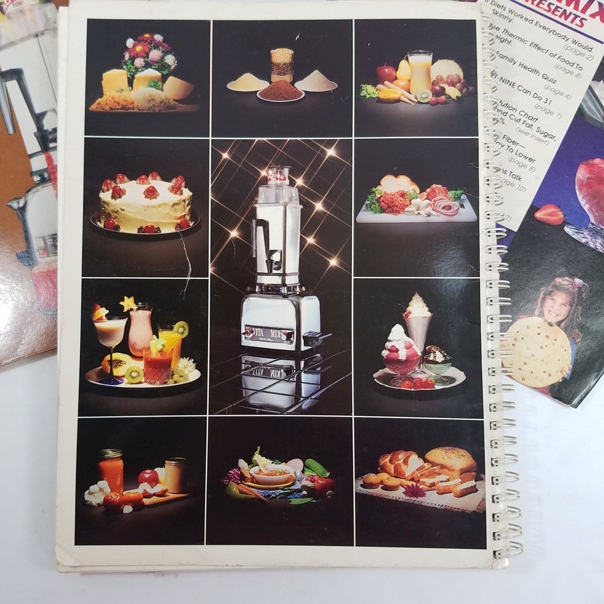 Lot Vita Mix Cookbooks Smoothie Versatile Vita Mix Recipes Instructions Brochure