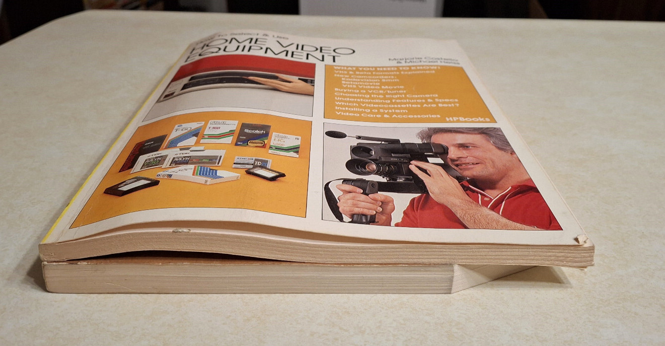Vintage Home Video Equipment How To Guides Books 1980s Camcorders VCRs VHS Lot