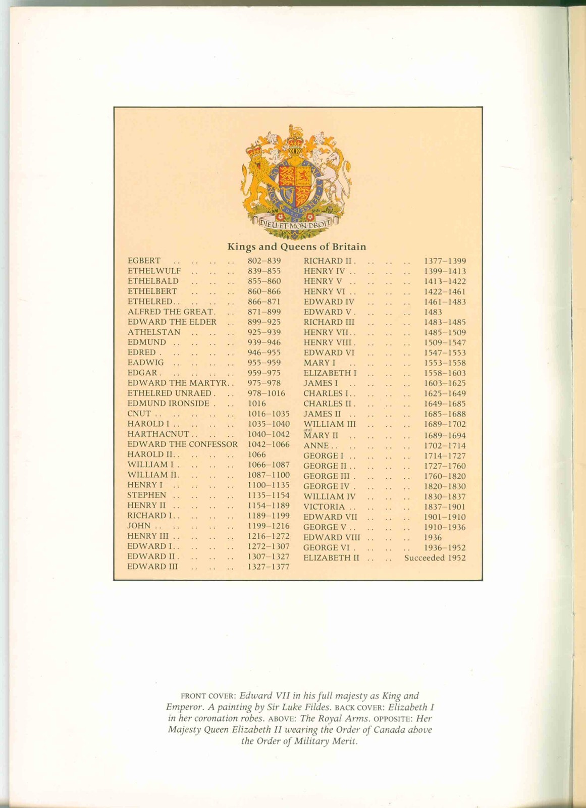 Britain’s Kings & Queens Paperback 32 Pages