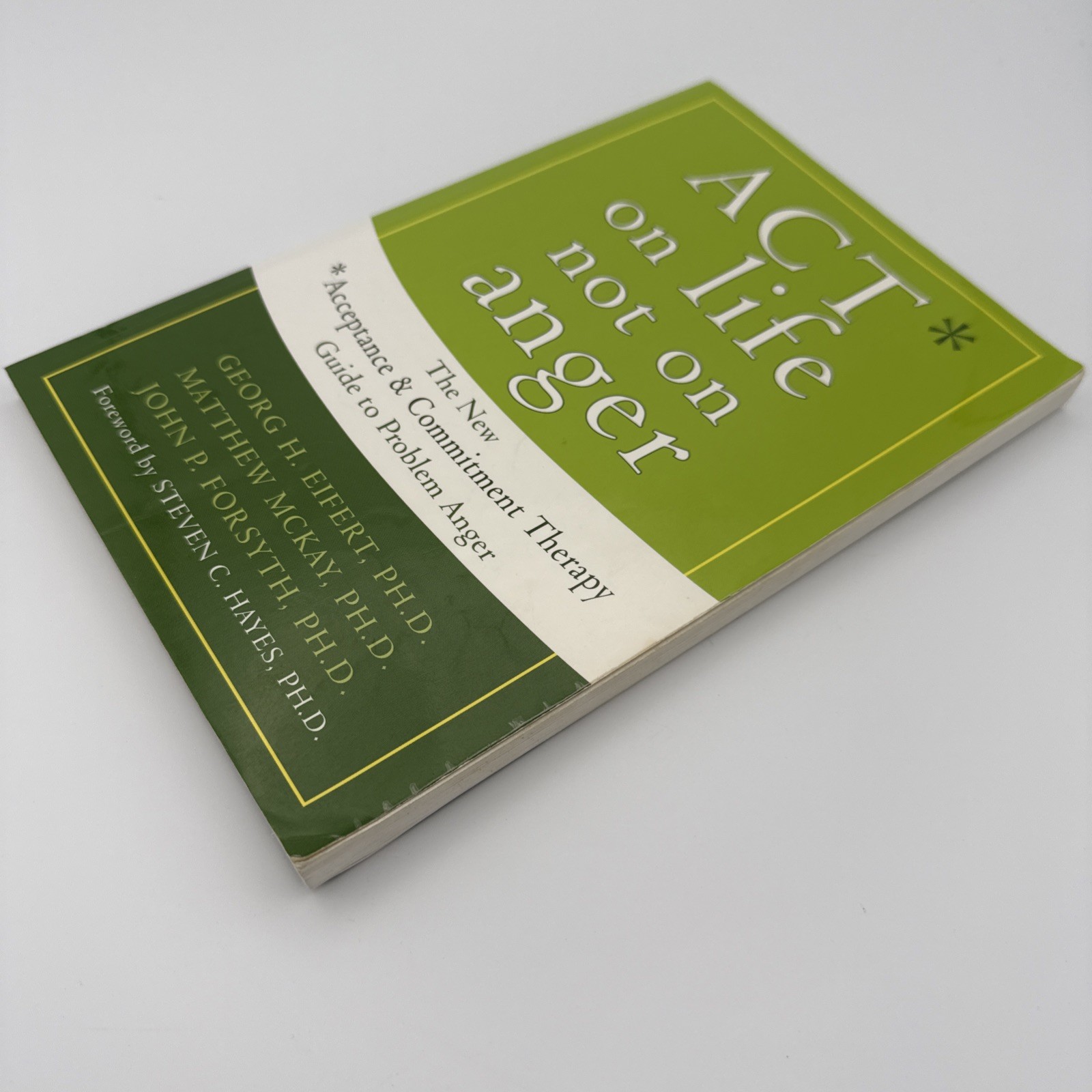 ACT on Life Not on Anger : The New Acceptance and Commitment Therapy Guide to…