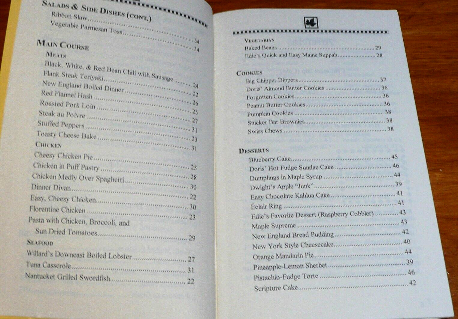 New England Favorites (48 pages) John Carmon candidate NFDA with Maple Recipes