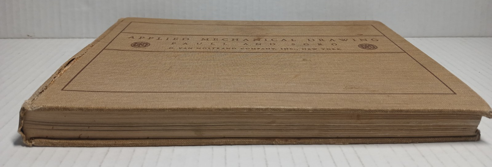 Applied Mechanical Drawing by Paull and SGRO 1942 Vintage Hardcover (Acceptable)