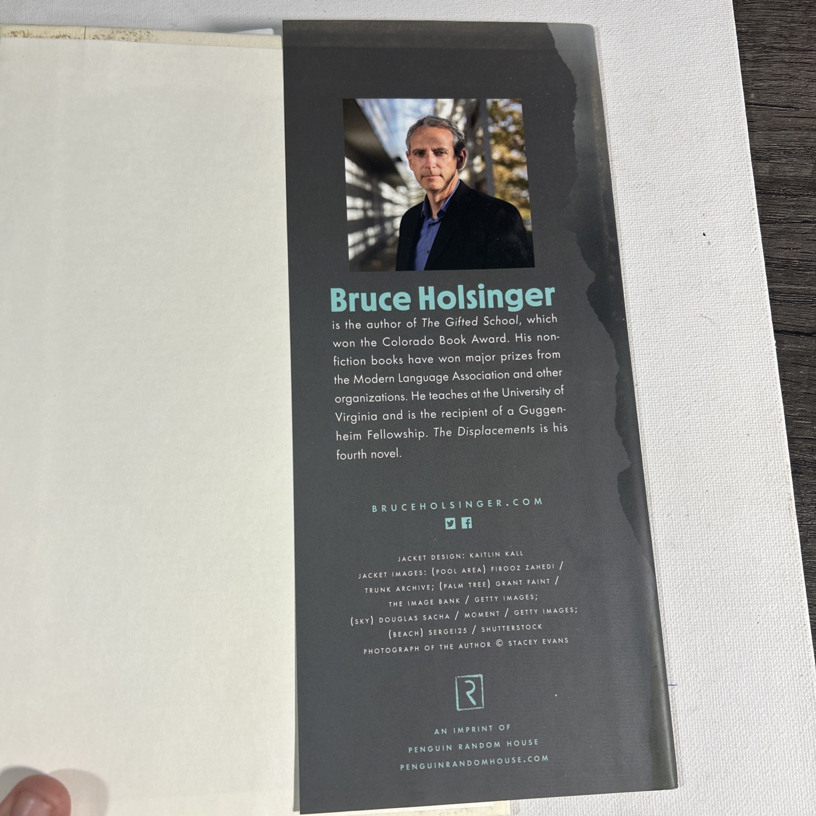 The Displacements: A Novel By Bruce Holsinger First Edition First Printing