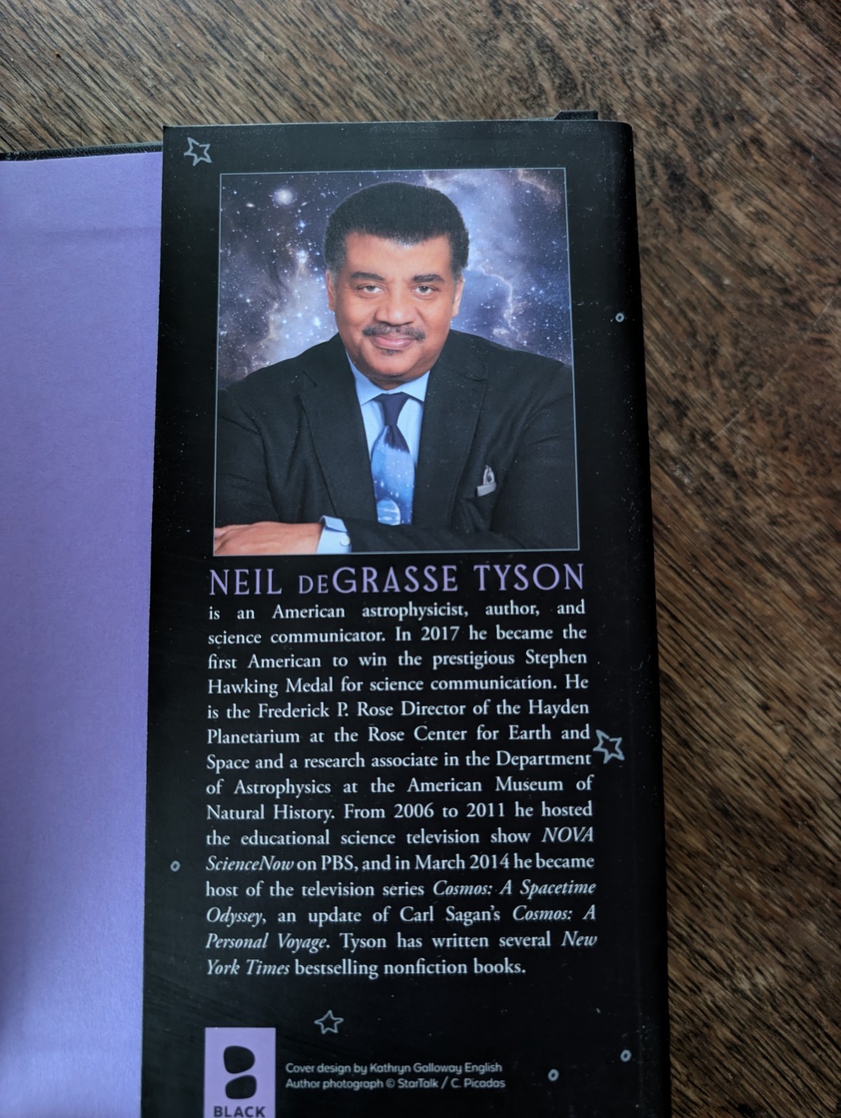 Neil deGrasse Tyson Signed „Merlin’s Tour of the Universe“ 2024 Hardcover Book