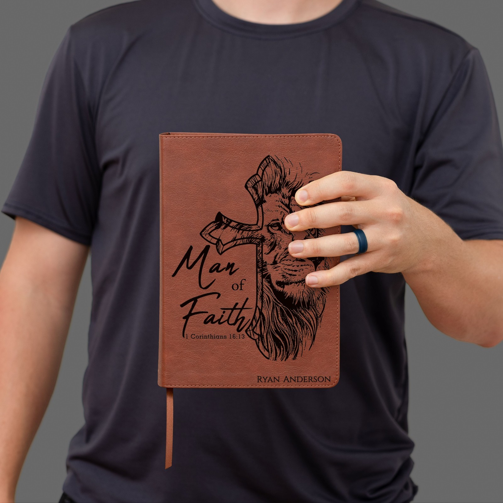 Personalized Bible for Men, ESV Men’s Study Bible, Bible for Men Name Engraved