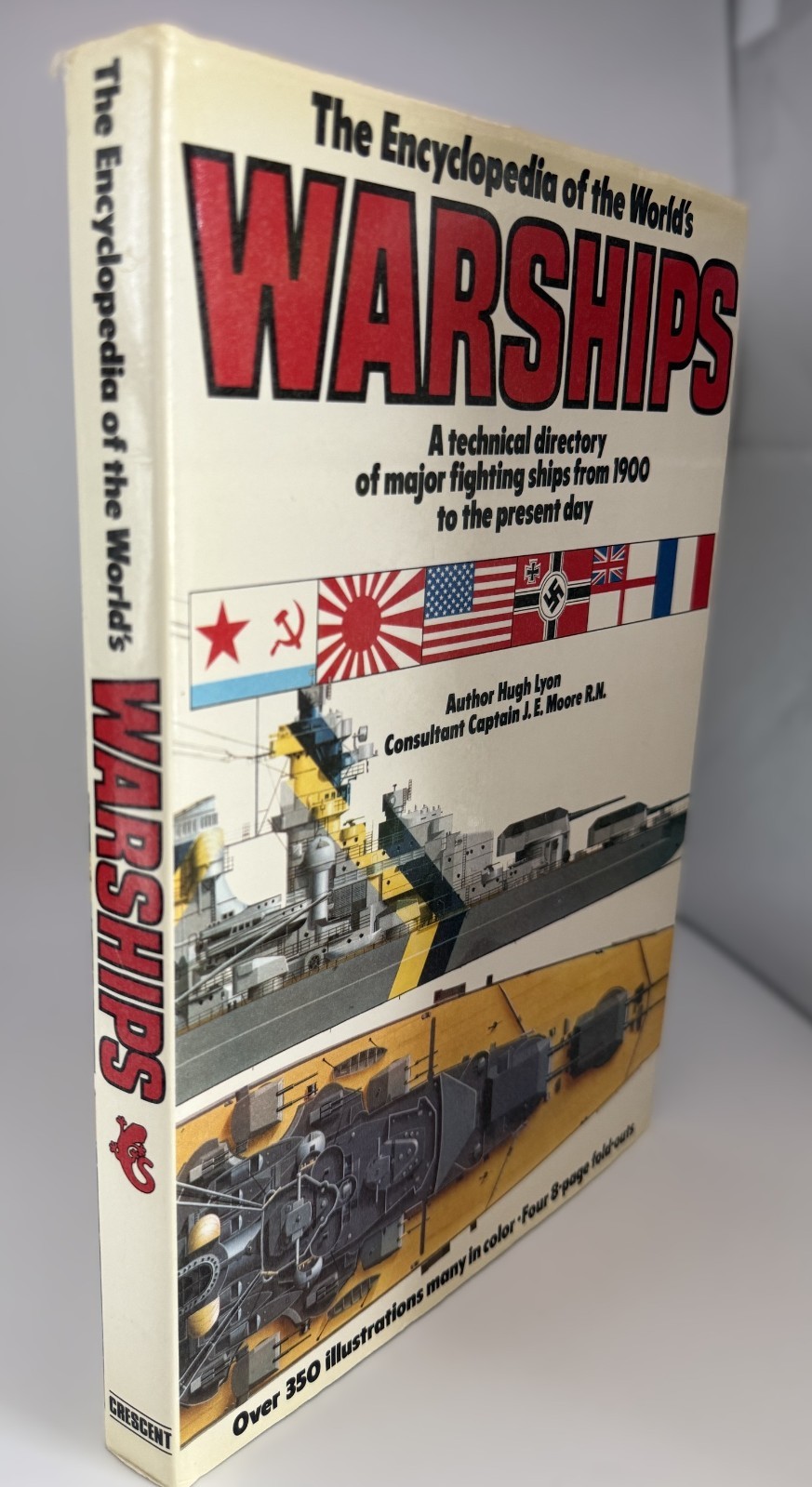 Warships of World War II HC 1978 Military Naval History Illustrated Encyclopedia