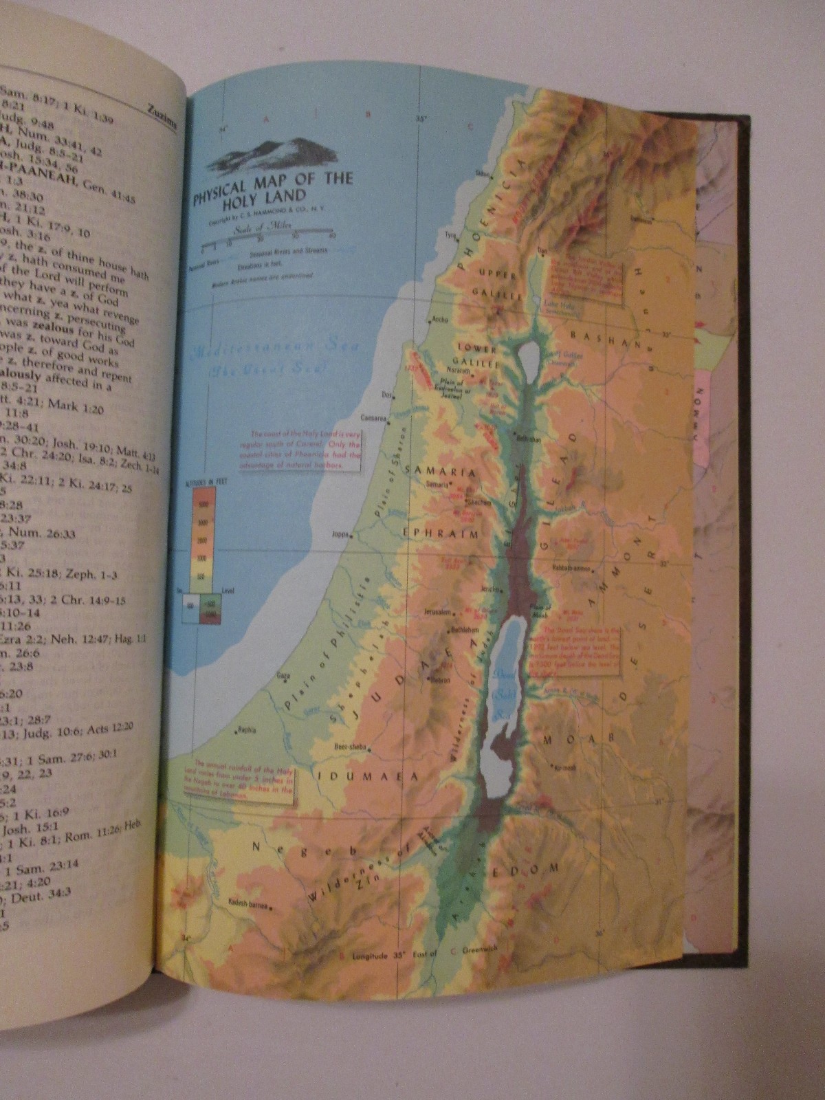 The Ryrie Study Bible King James Version 1978 Hardcover KJV Maps
