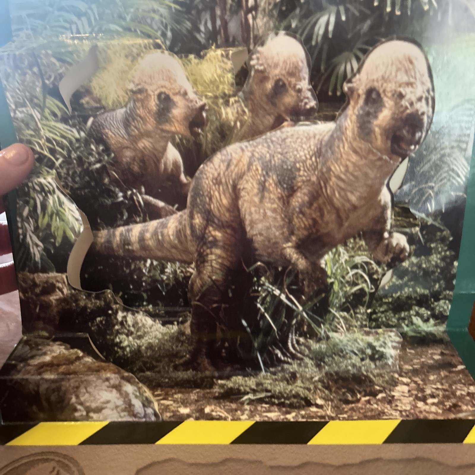 1997 JURASSIC PARK THE LOST WORLD HC Landoll’s POP UP Book