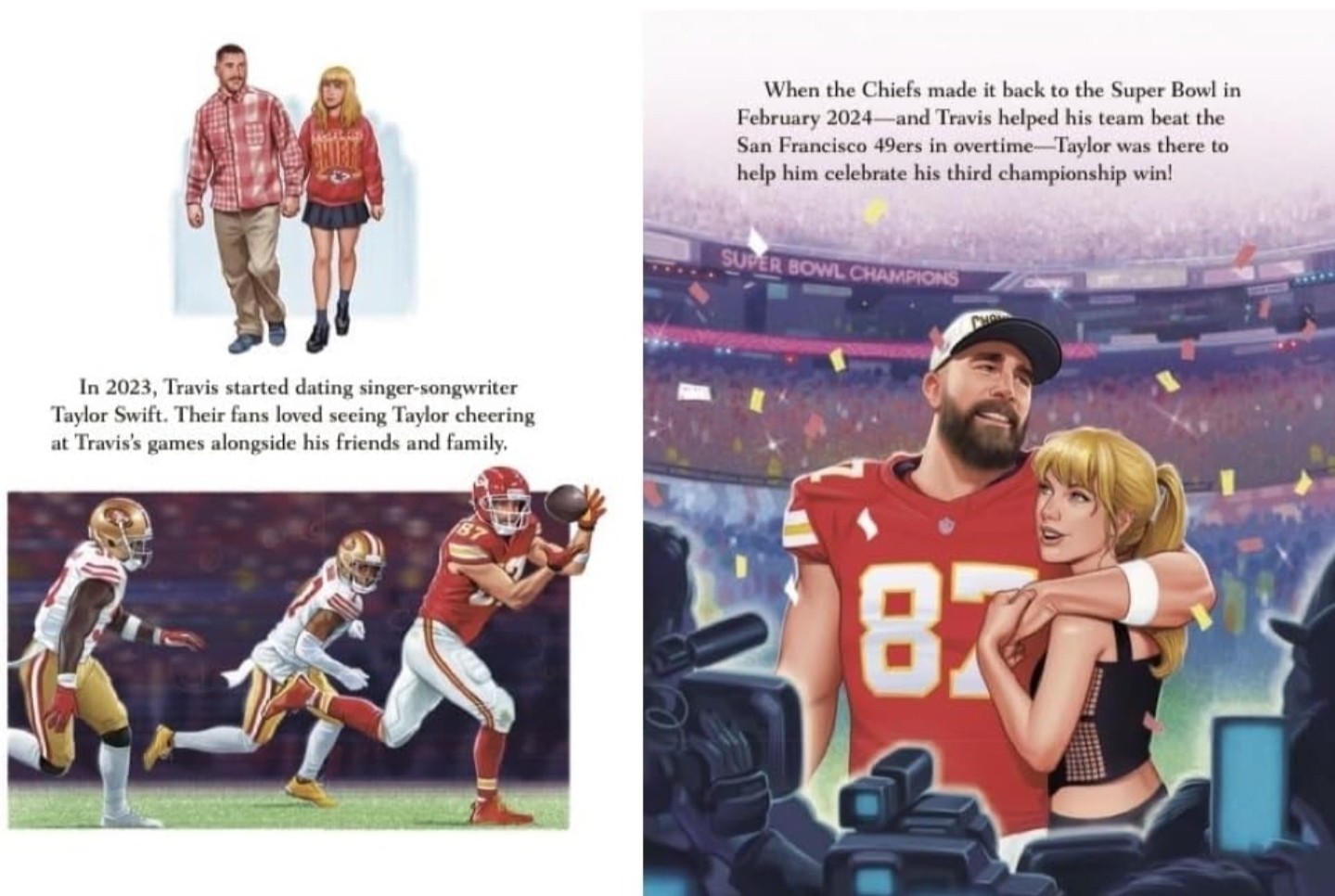 The Kelce Brothers: A Little Golden Book Biography – Brand New