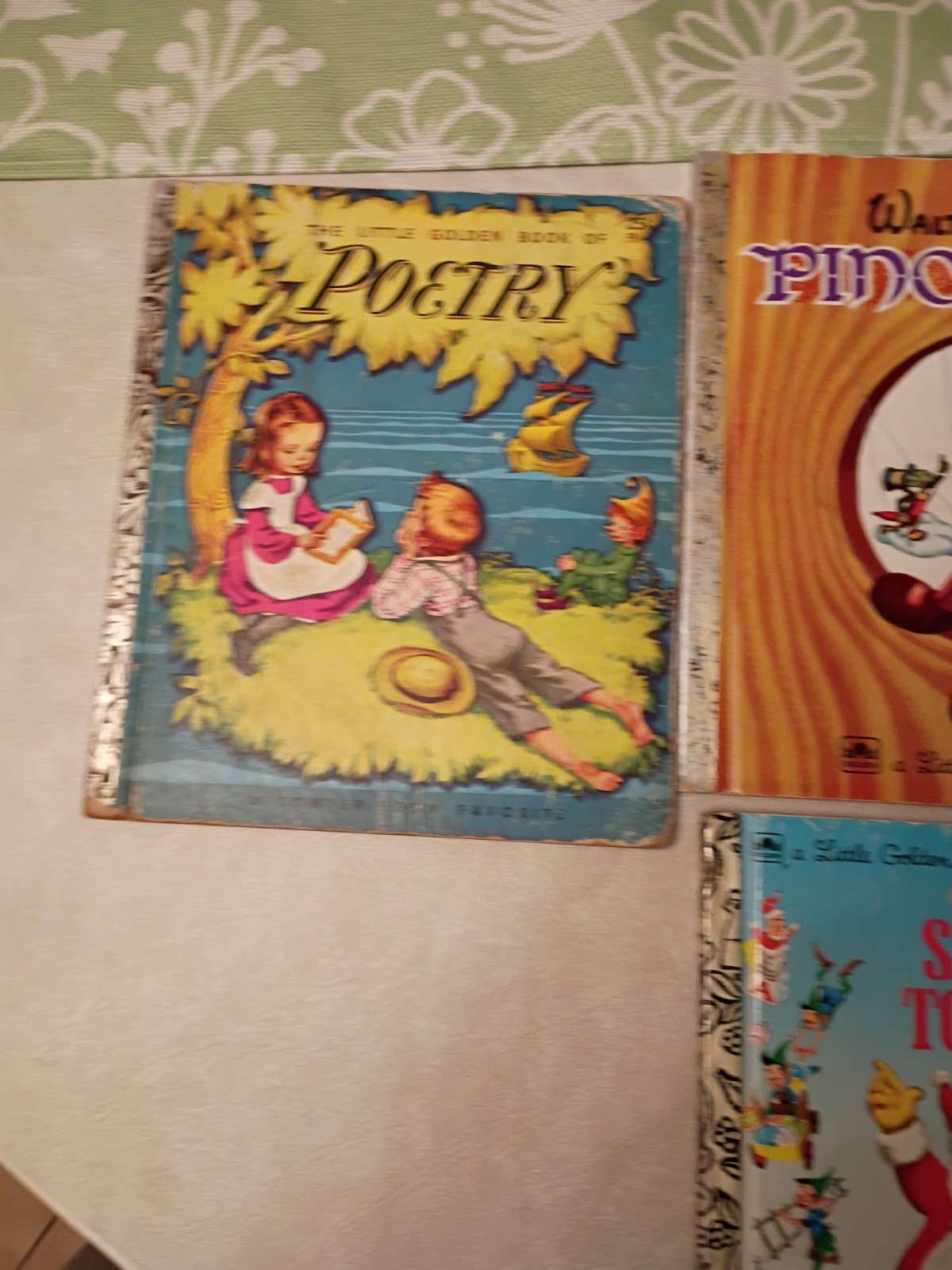 Lot Of 5 Vintage (70s) Little Golden Book Age 2-5 Hardcover