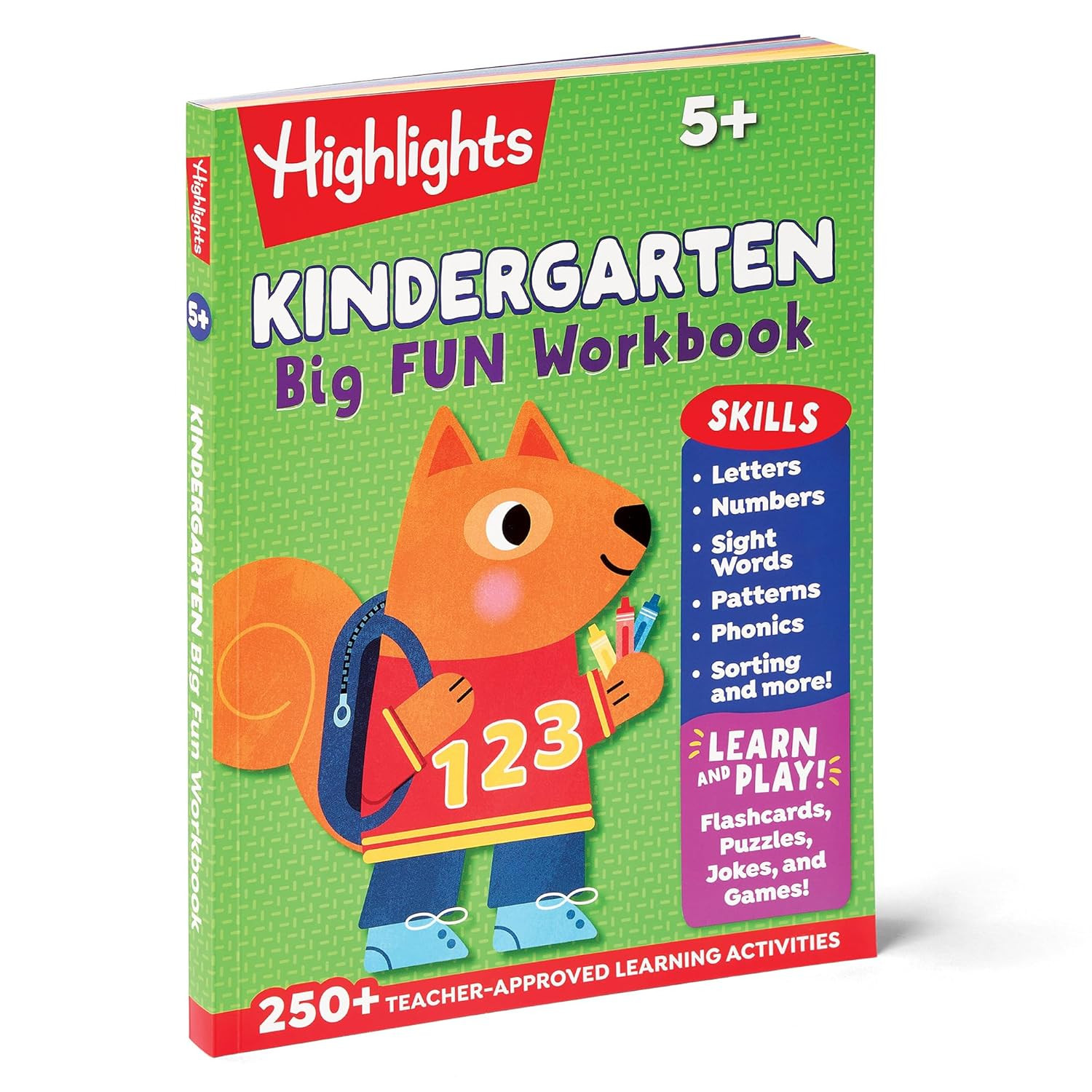 Kindergarten Big Fun Workbook: Kids Workbook with Tracing Worksheets, Alphabet P