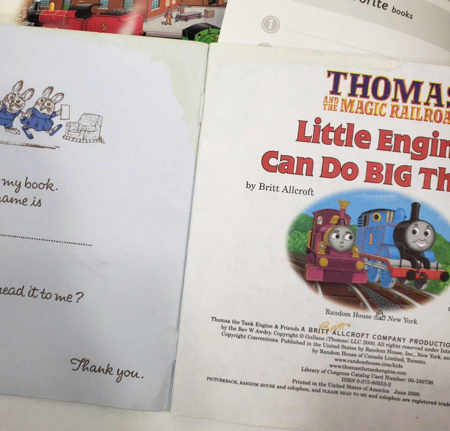 Thomas And Friends Kids Books Lot Of 10 Picture Books Trains Tank Engine Bundle
