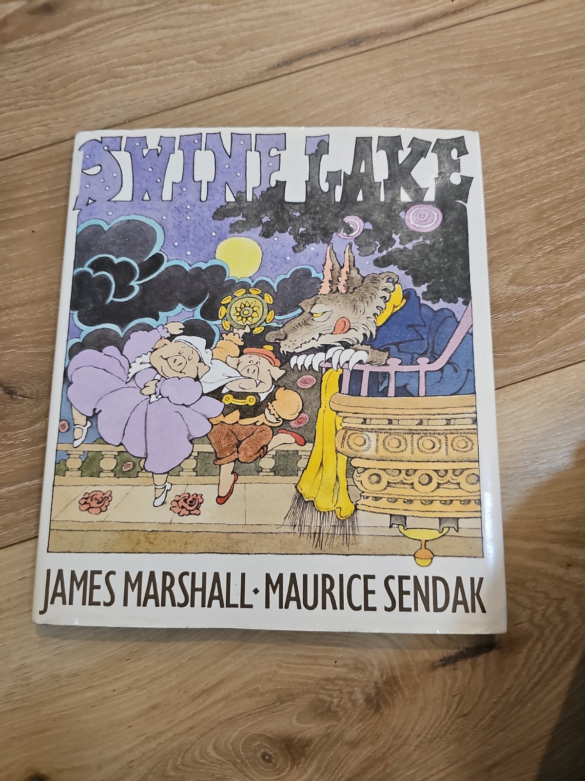 Swine Lake Book Maurice Sendak First Edition Printing James Marshall 1999 HCDJ